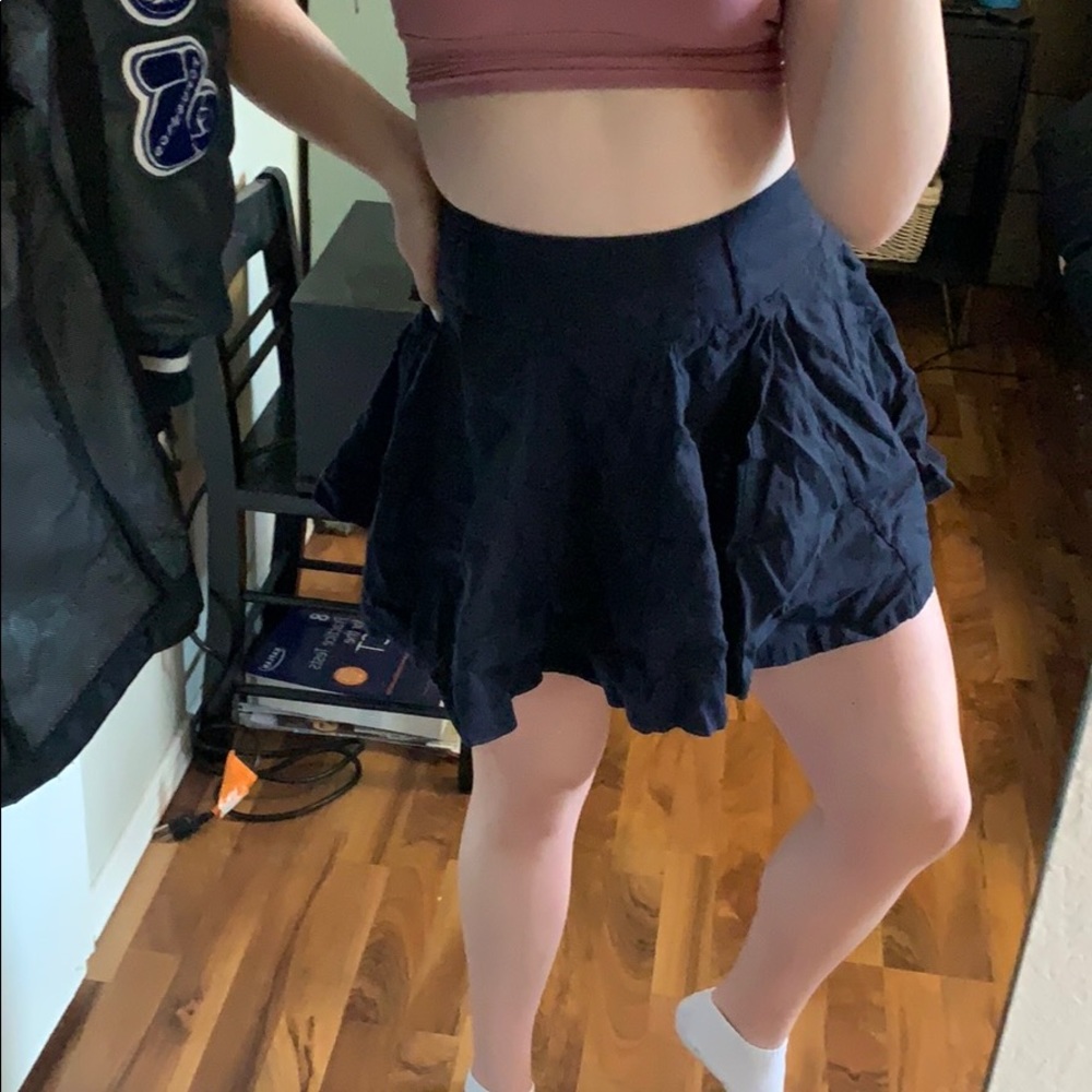 Navy blue skirt